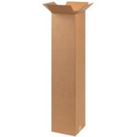 Corrugated Boxes, 9 x 9 x 48", Kraft
