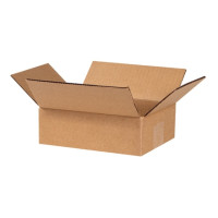 Corrugated Boxes, 6 x 4 x 2", Kraft