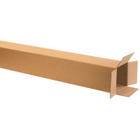 Corrugated Boxes, 8 x 8 x 60", Kraft