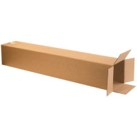 Corrugated Boxes, 8 x 8 x 48", Kraft