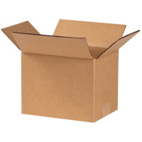 Corrugated Boxes, 8 x 6 x 6", Kraft