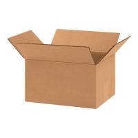 Corrugated Boxes, 11 1/4 x 8 3/4 x 5", Kraft