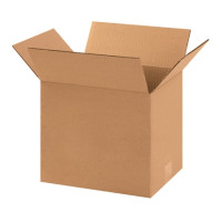 Corrugated Boxes, 11 1/4 x 8 3/4 x 10", Kraft