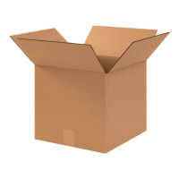 Corrugated Boxes, 11 x 11 x 10", Kraft
