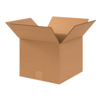 Corrugated Boxes, 11 x 11 x 8", Kraft