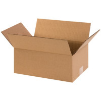Corrugated Boxes, 11 x 8 x 5", Kraft