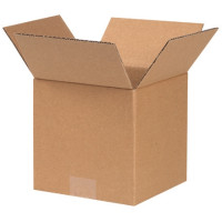 Corrugated Boxes, 7 x 7 x 7", Cube