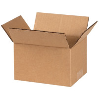 Corrugated Boxes, 7 x 5 x 4", Kraft