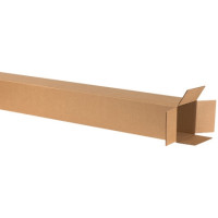 Corrugated Boxes, 6 x 6 x 60", Kraft
