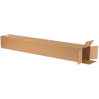 Corrugated Boxes, 6 x 6 x 48", Kraft