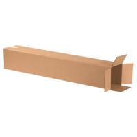 Corrugated Boxes, 6 x 6 x 36", Kraft