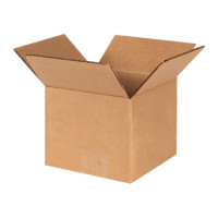 Corrugated Boxes, 6 x 6 x 5", Kraft