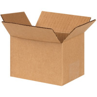 Corrugated Boxes, 6 x 4 x 4", Kraft
