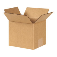 Corrugated Boxes, 6 x 5 x 5", Kraft