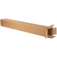 Corrugated Boxes, 4 x 4 x 38", Kraft