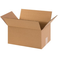 Corrugated Boxes, 12 x 8 x 6", Kraft