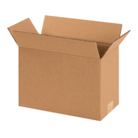 Corrugated Boxes, 12 x 6 x 8", Kraft