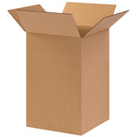 Corrugated Boxes, 10 x 10 x 15", Kraft