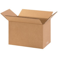 Corrugated Boxes, 10 x 6 x 6", Kraft