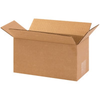 Corrugated Boxes, 10 x 5 x 5", Kraft