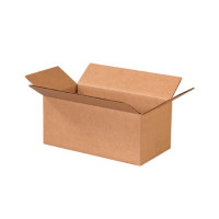 Corrugated Boxes, 10 x 5 x 4", Kraft