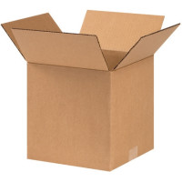 Corrugated Boxes, 9 x 9 x 9", Cube