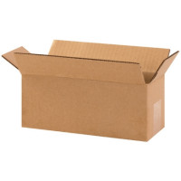Corrugated Boxes, 9 x 4 x 3", Kraft