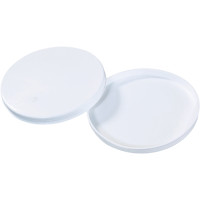 Plastic End Caps For Tubes, 6", White