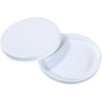 Plastic End Caps For Tubes, 5", White