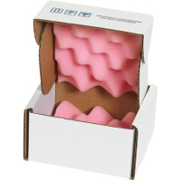 Anti-Static Foam Shippers, 5 x 5 x 3"