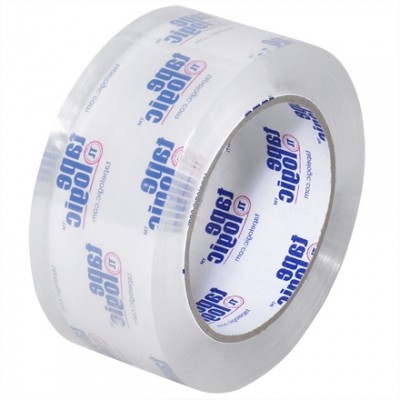 Clear Carton Sealing Tape, Crystal Clear, 2