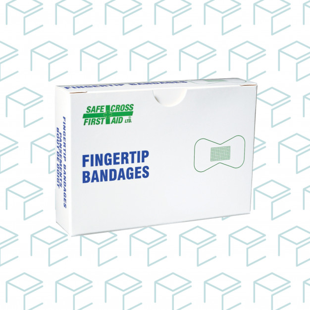 Bandages pour les doigts en tissu grand format - 12pk
