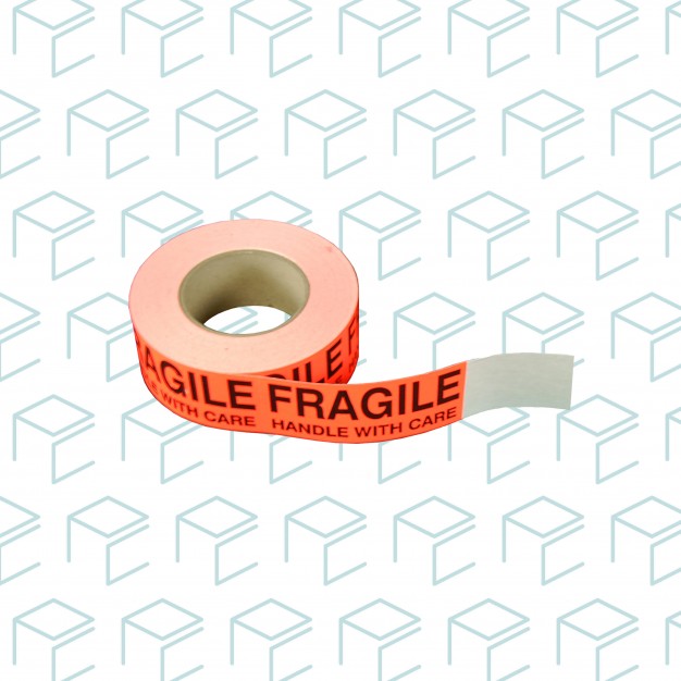 Étiquette «Fragile / Poignée avec soin» - 2 "x 5"