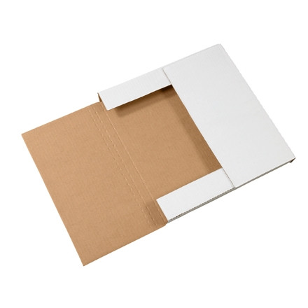 Enveloppes à pliage facile, blanches, 12 1/2 x 12 1/2 "