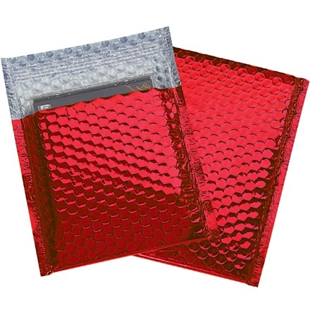 Glamour Bubble Mailers - 7 x 6 3? 4 ", rouge