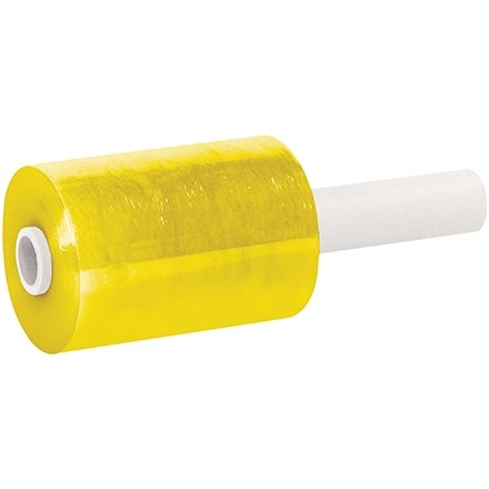Film étirable à la main pour paquetage à la base, jaune, calibre 80, 5 "x 1000 '