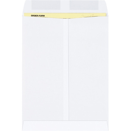 Enveloppes gommées blanches de 9 x 12 po