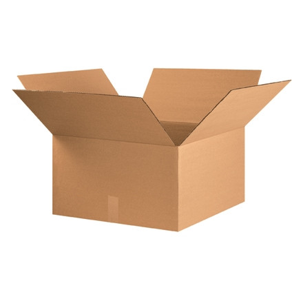 Boîtes en carton ondulé, 22 x 22 x 12 ", Kraft