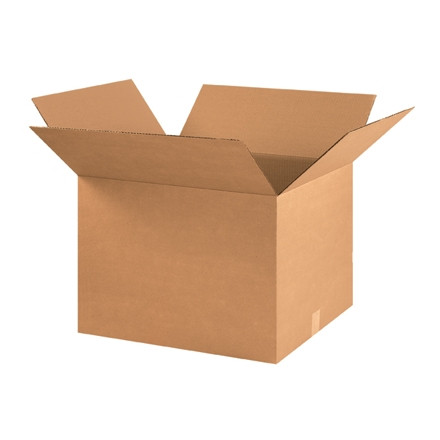 Boîtes en carton ondulé, 22 x 18 x 16 ", Kraft