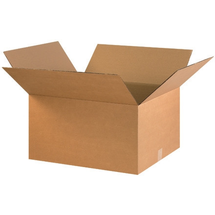 Boîtes en carton ondulé, 22 x 18 x 12 ", Kraft