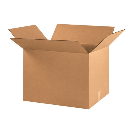 Boîtes en carton ondulé, 22 x 16 x 16 ", Kraft