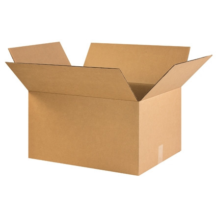 Boîtes en carton ondulé, 22 x 16 x 12 ", Kraft
