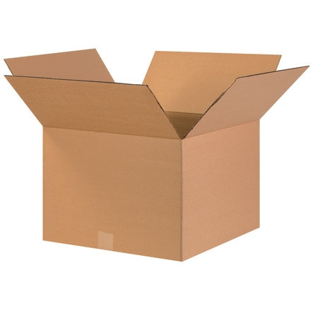 Boîtes en carton ondulé, 17 x 17 x 12 ", Kraft