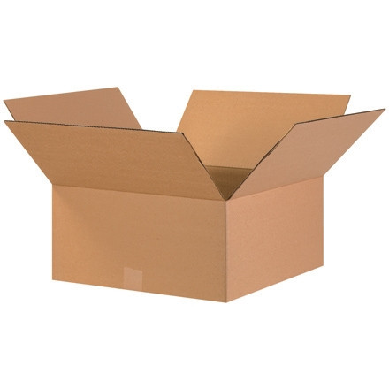 Boîtes en carton ondulé, 17 x 17 x 8 ", Kraft