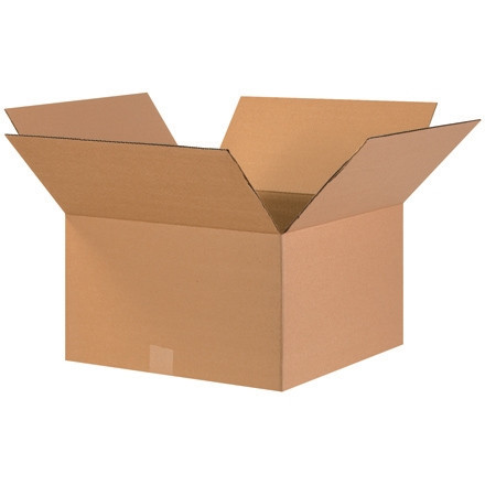 Boîtes en carton ondulé, 17 x 17 x 10 ", Kraft