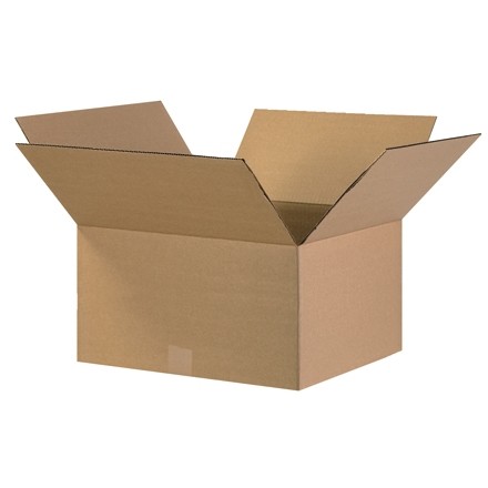 Boîtes en carton ondulé, 17 x 13 x 7 ", Kraft