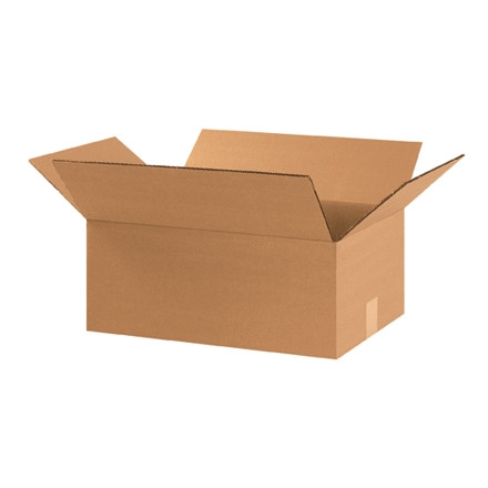 Boîtes en carton ondulé, 17 1/4 x 11 1/4 x 7 ", Kraft