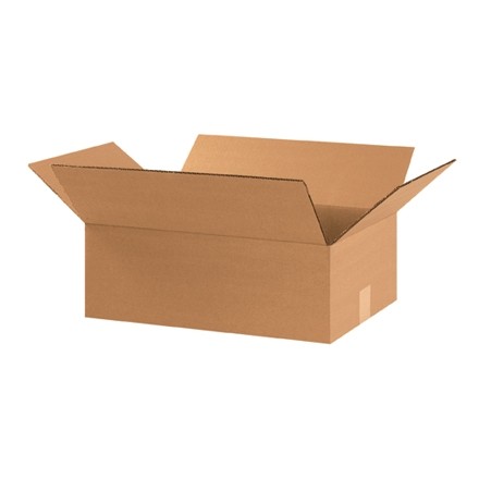 Boîtes en carton ondulé, 17 1/4 x 11 1/4 x 6 ", Kraft