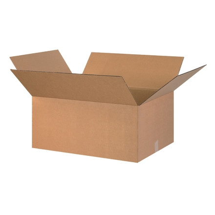 Boîtes en carton ondulé, 26 x 22 x 12 ", Kraft