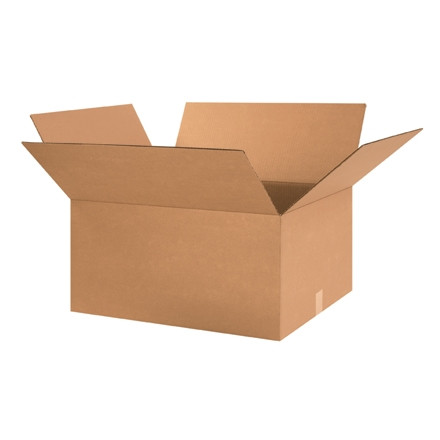 Boîtes en carton ondulé, 24 x 20 x 12 ", Kraft